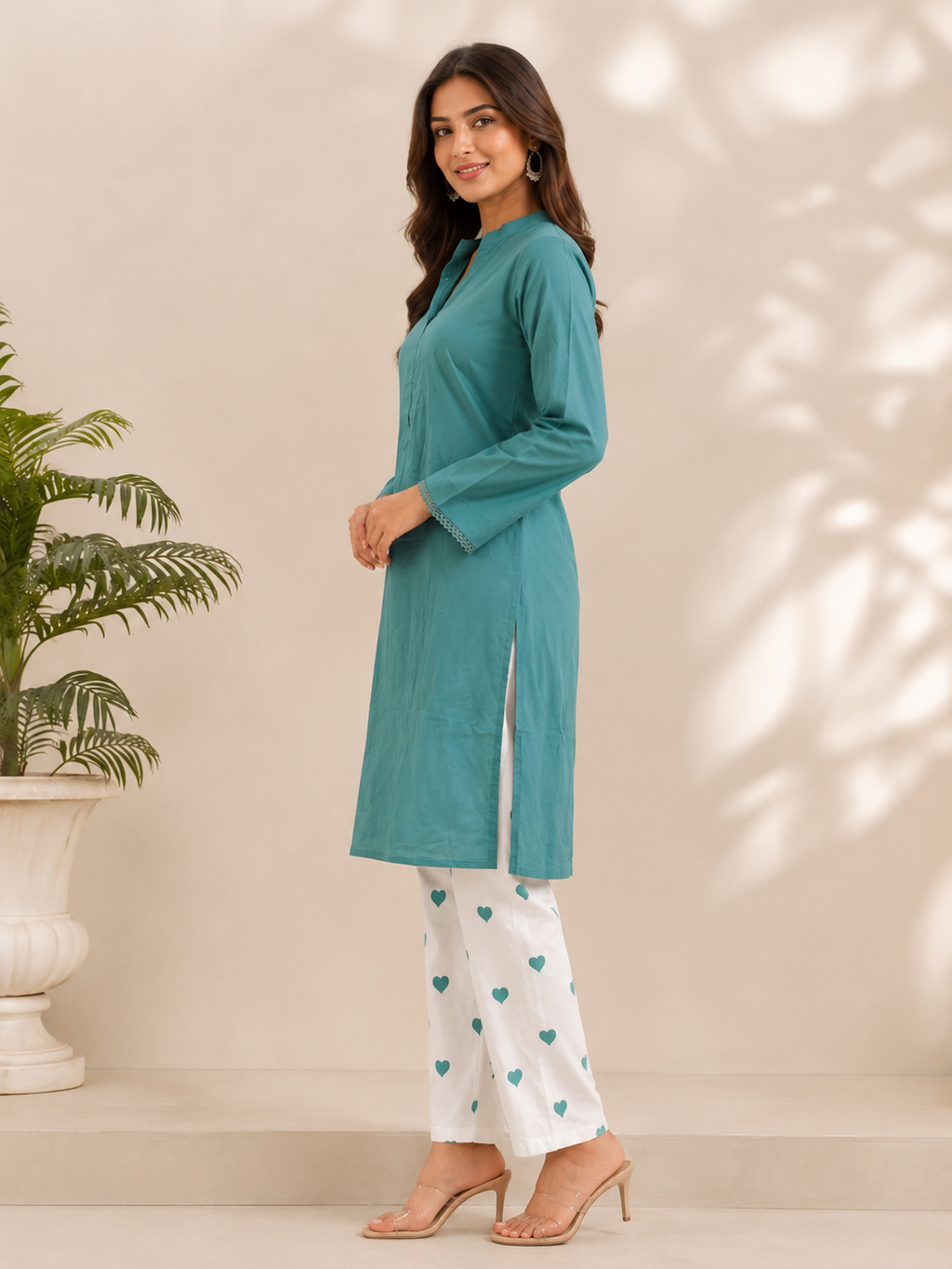 Heart Printed Co-Ord Set
