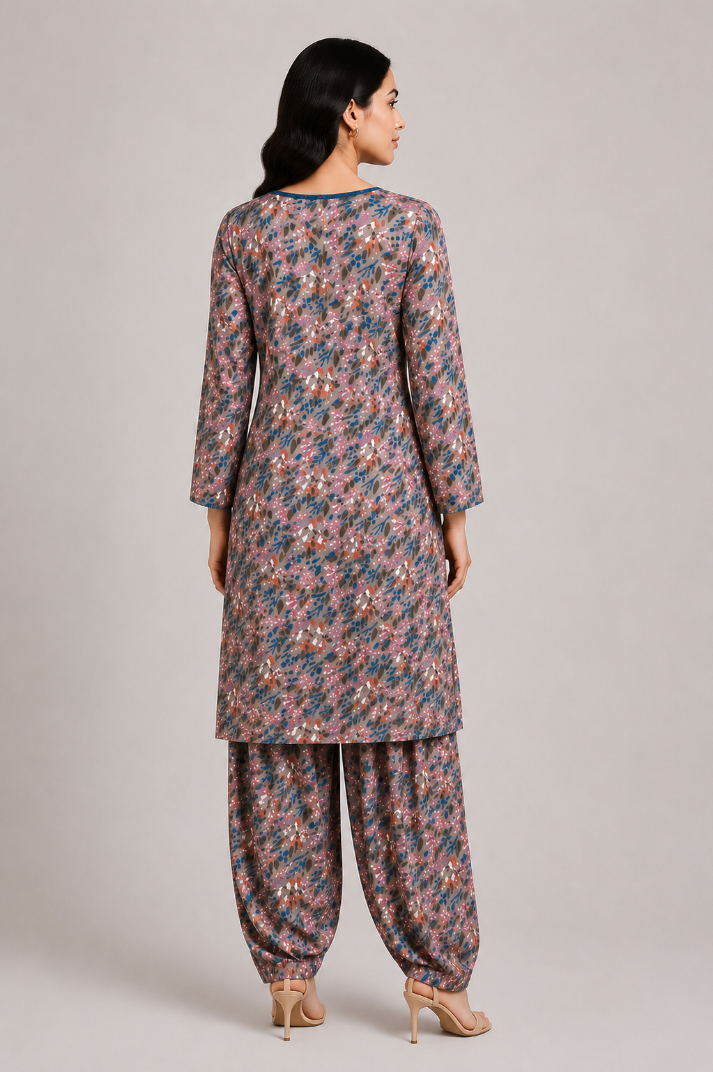 Printed Farshi Co-Ord Set