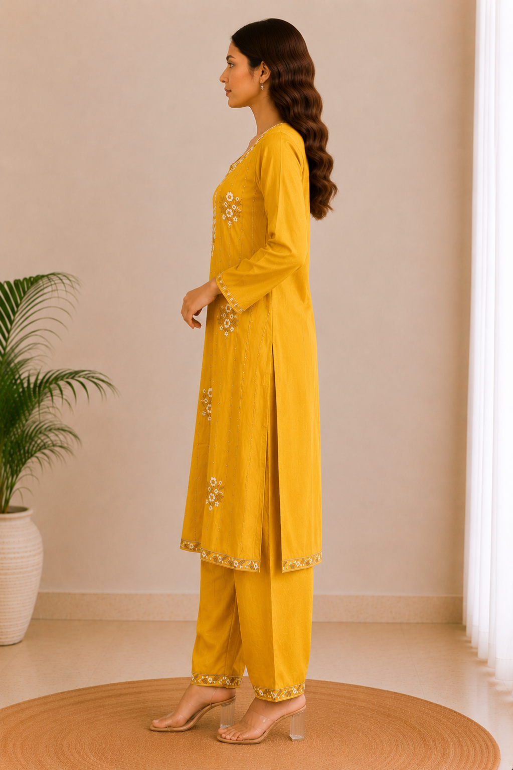 Celeste Embroidered Suit Set
