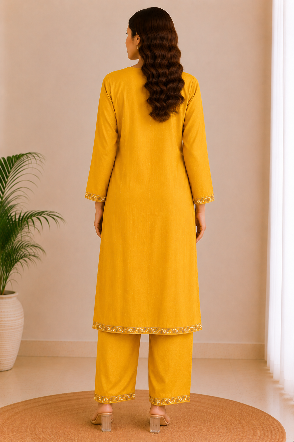 Celeste Embroidered Suit Set
