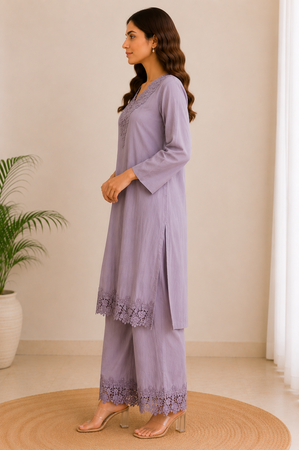 Lavender Lace Co-Ord Set