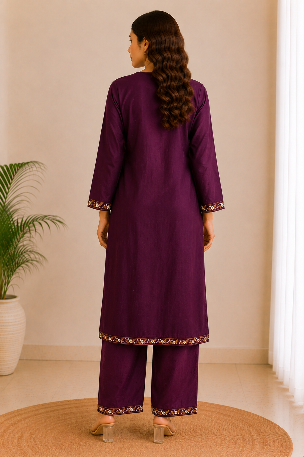Celeste Embroidered Suit Set